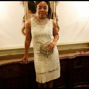 20s Inspired Beaded Flapper Dress